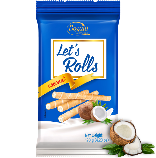 Bogutti - Let’s Rolls Coconut 120g